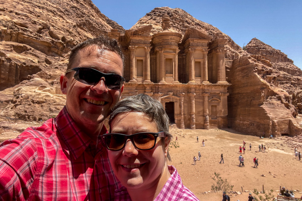 Ad Deir, das Kloster in der antiken Felsenstadt Petra, Jordanien
