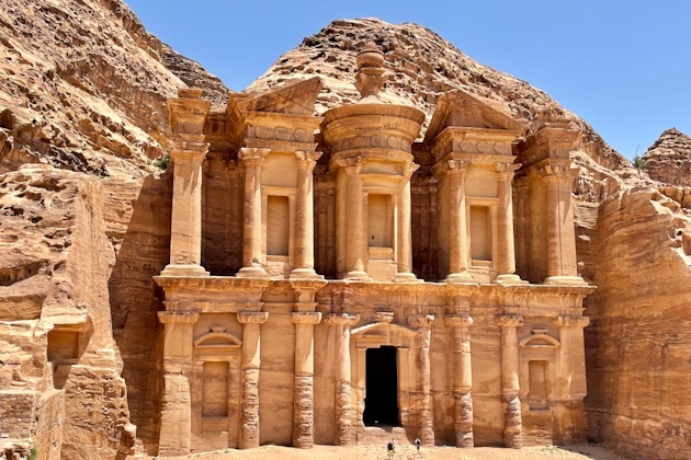 Kloster in der Felsenstadt Petra, Jordanien
