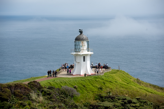 Leuchtturm am Cape Reinga, Neuseeland 