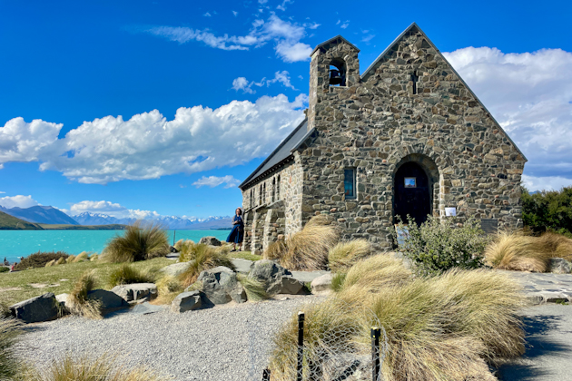 Church of the Good Shepherd am Lake Tekapo, Neuseeland 