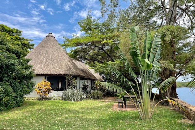 Bungalow in der Speke Bay Lodge am Victoria See, Tansania