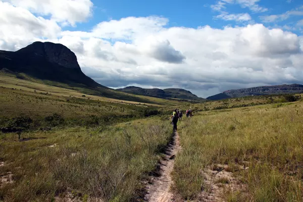 Auf der Wanderung durch die Chapada Diamantina in der Nähe von Lencois, Brasilien