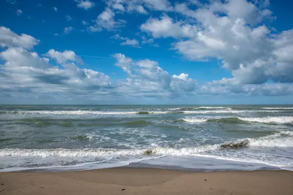 Blick auf das Meer in der Nähe von Lucca