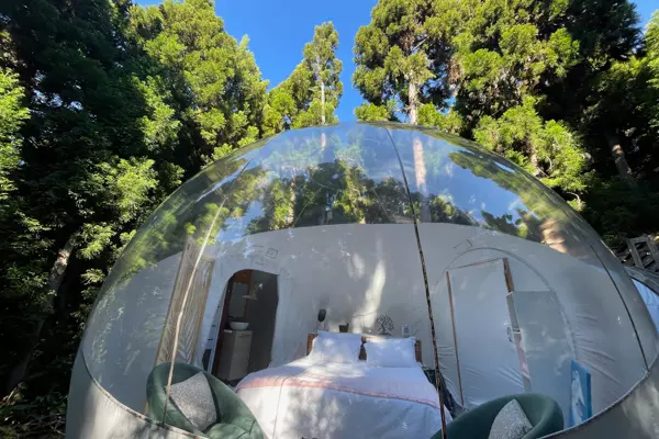 Übernachtung in einem Bubble von Kaz Insolit in Les Makes auf La Reunion