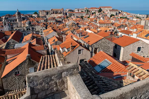 Blick auf die Altstadt von Dubrovnik, Kroatien