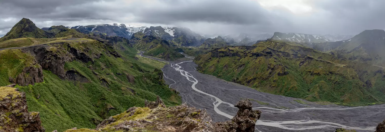 Tageswanderung durchs Thorsmörk-Tal mit Übernachtung in Husadalor, Island