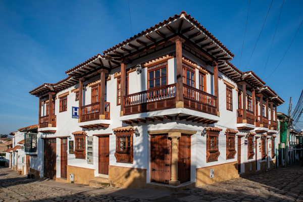Koloniales Gebäude in Villa la Leyva, Kolumbien